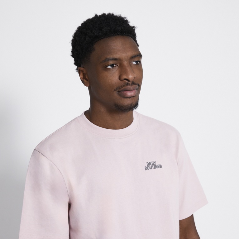 Printed tee "West" Dusty Pink